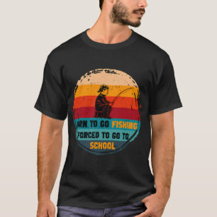 Ich fische, damit ich Leute nicht würge Lustige Sp T-Shirt