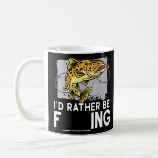 Ich fische eher Fisherman Green Jokes Kaffeetasse