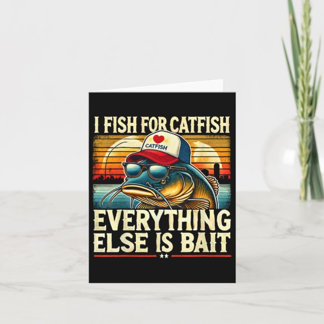 Ich fische für den Fisch alles andere ist durch de Karte (Vorderseite)