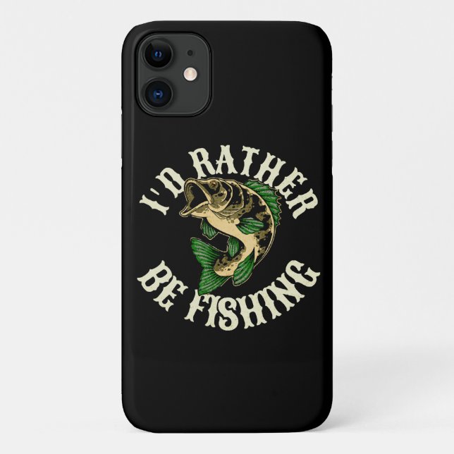 Ich fische lieber Fisch Case-Mate iPhone Hülle (Rückseite)