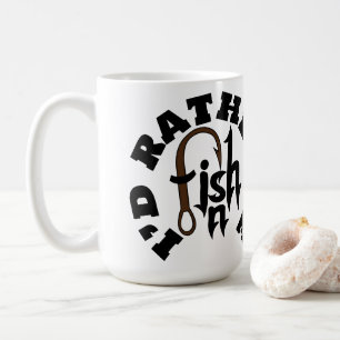 Ich fische lieber peralisierten Namen, FARBE Kaffeetasse