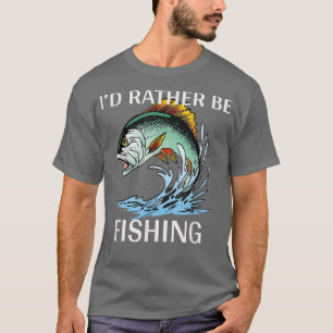 Ich fische lieber T,lustige Bassfischerei1973 T-Shirt