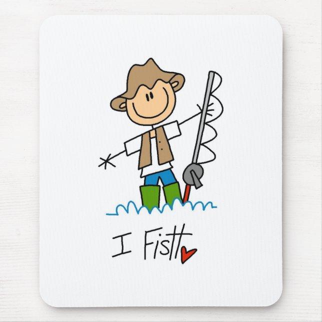 Ich fische  mousepad (Vorne)
