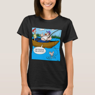 Ich fische nach Welsen T-Shirt
