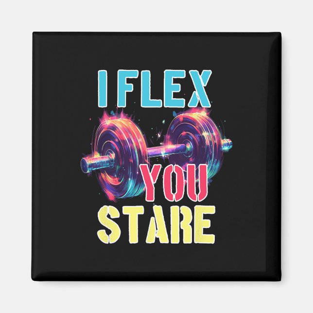 Ich flex you starre magnet (Vorne)