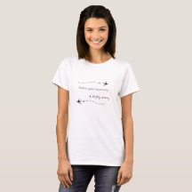 Ich fliege das T-Shirt der wegfrauen