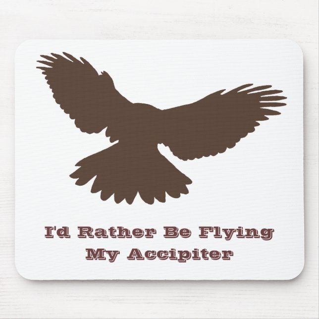 Ich fliege lieber. mousepad (Vorne)