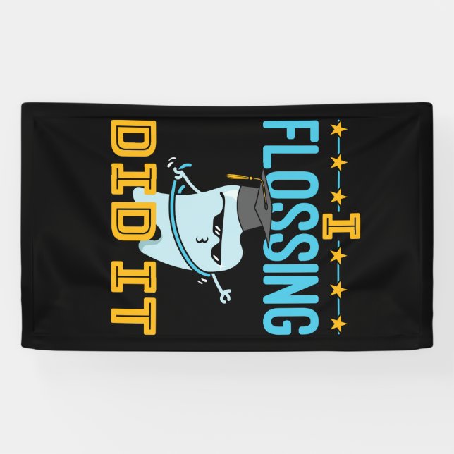 Ich flossen es Zahnarzt Abschluss RDH Banner (Horizontal)