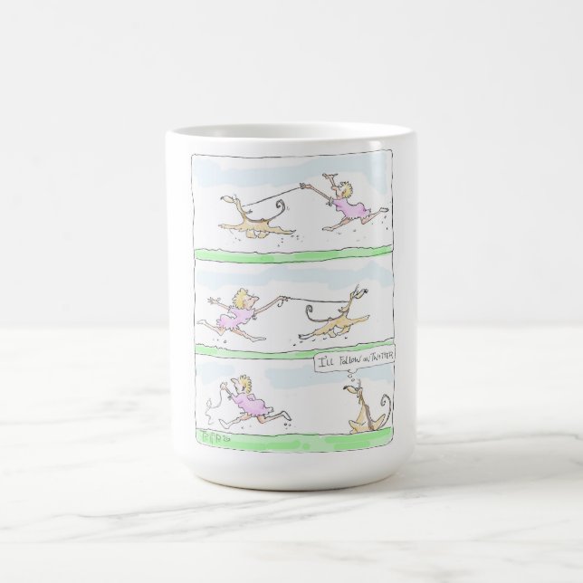 Ich folge auf Twitter - TASSE (Mittel)