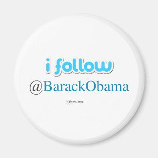 Ich folge @BarackObama Magnet