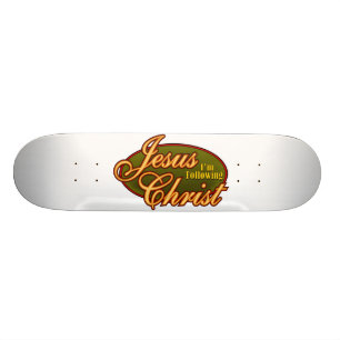 Ich folge Jesus Christus Skateboard
