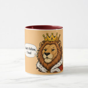 Ich folge nicht, ich führe Motivationskaffee Tasse