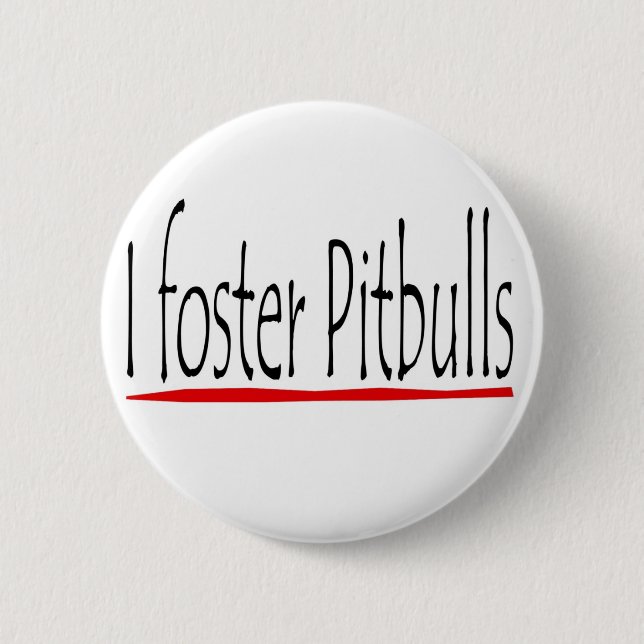 Ich fördere pitbulls Knopf Button (Vorderseite)