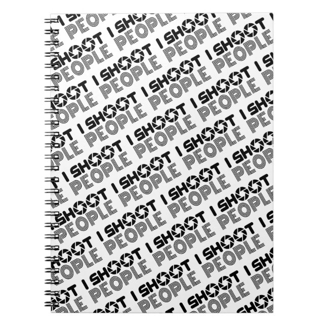 Ich fotografiere lustige Fotografen Zitat Notizblock (Vorderseite)