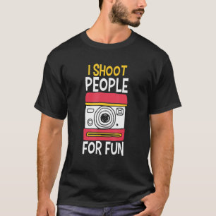 Ich fotografiere Menschen Fotografie für Spaß Sarc T-Shirt