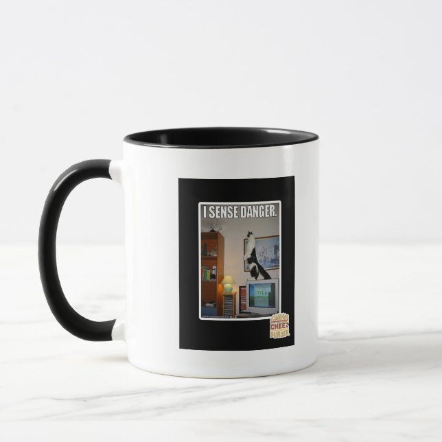 Ich frage Gefahr ab Tasse (Links)