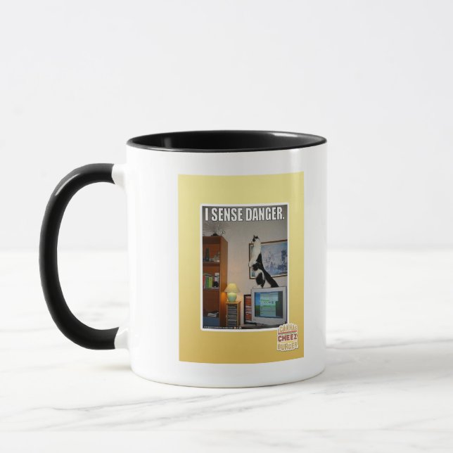 Ich frage Gefahr ab Tasse (Links)