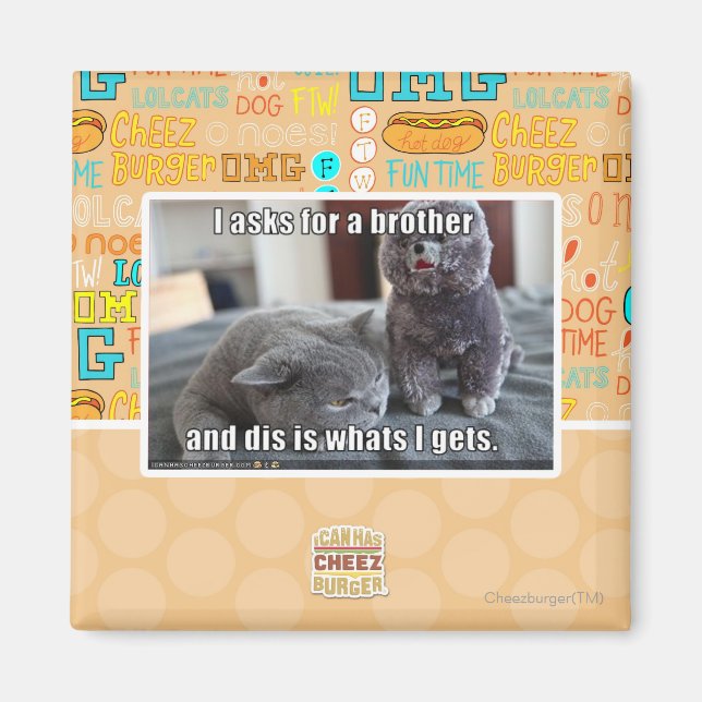 Ich fragte für einen Bruder Magnet (Vorne)