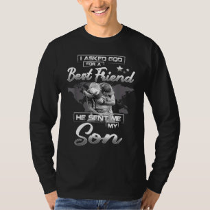Ich Fragte Gott als besten Freund, den er mir gesc T-Shirt