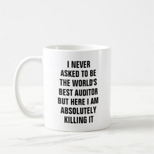 Ich fragte nie, um das Weltbeste Kaffeetasse