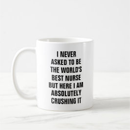 Ich fragte nie, um das Weltbeste Kaffeetasse