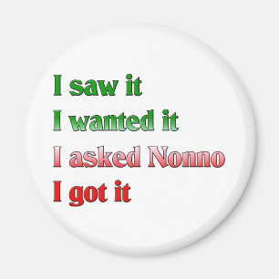 Ich fragte Nonno Magnet