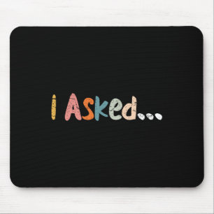 Ich Fragte Wedding Groom Verlobte Future Mr. Verlo Mousepad