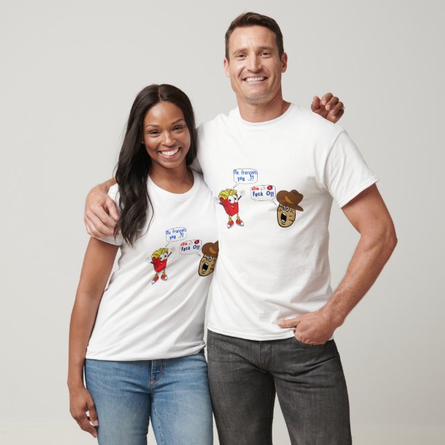 Ich Französisch Sie lustige amerikanische Potato H T-Shirt (Unisex)
