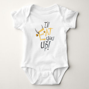 Ich fresse dich auf Grafik Baby Strampler
