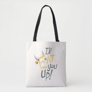 Ich fresse dich auf Grafik Tasche