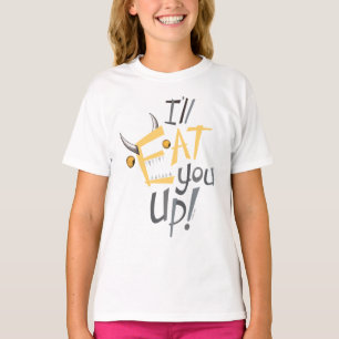 Ich fresse dich Grafik T-Shirt