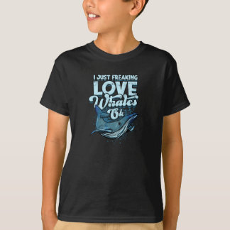 Ich fresse gerade Liebe Wale Ok - Wal T-Shirt