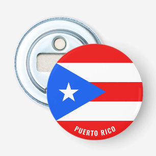 Ich freue mich auf Puerto Rico! Splendid Patriotic Flaschenöffner