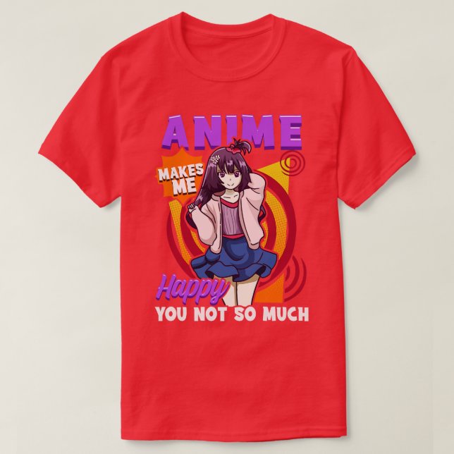 Ich freue mich, dass du nicht so viel 1 T-Shirt (Design vorne)