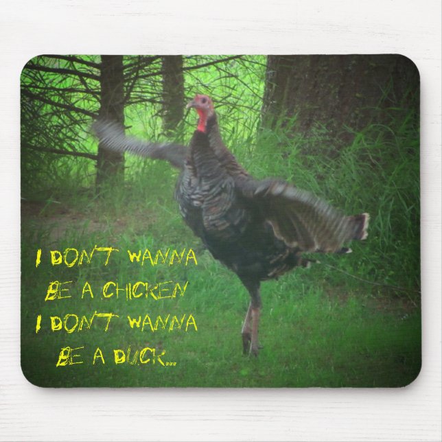 Ich freue mich, ein türkisches Dance-Mem zu sein Mousepad (Vorne)