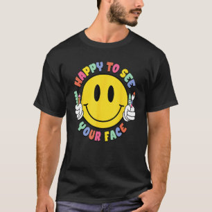 Ich freue mich, Ihren gesichtslosen elementaren Le T-Shirt