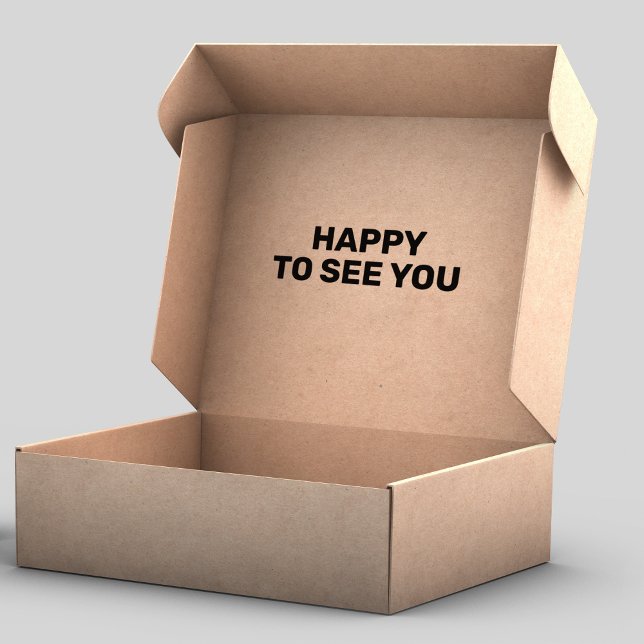 Ich freue mich, Sie sehen zu können, Verpackung Gummistempel (Von Creator hochgeladen)