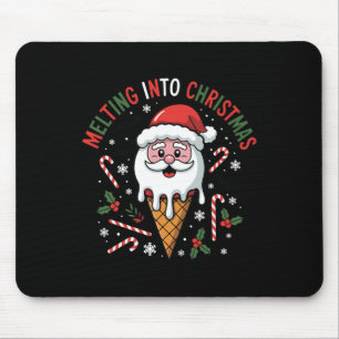 Ich friere das Melken Weihnachtseis-Monster D Mousepad