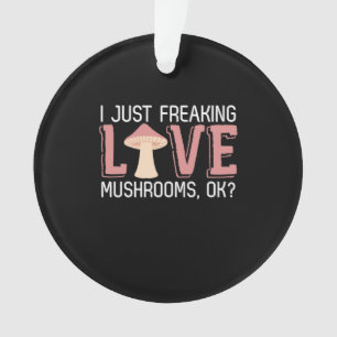 Ich friere einfach die Pilze der Liebe Ornament