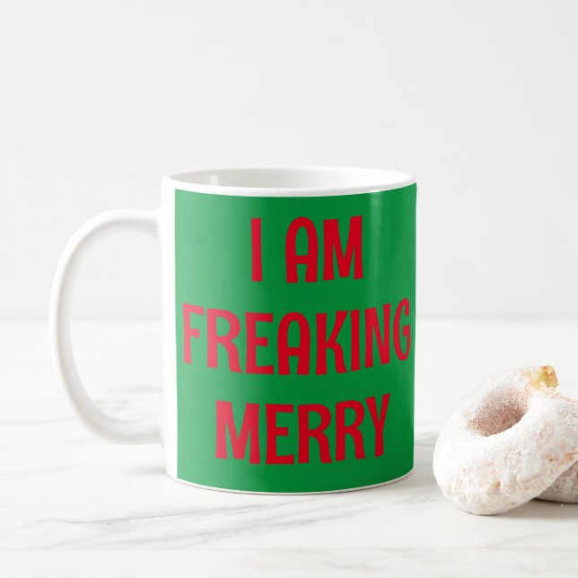 Ich friere froh kaffeetasse (Mit Donut)
