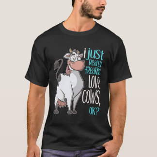 Ich friere Liebe Kühe Funny Kuh Geschenk Shirt für