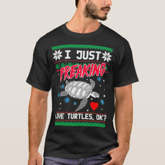Ich friere Liebe Schildkröten Ok T-Shirt