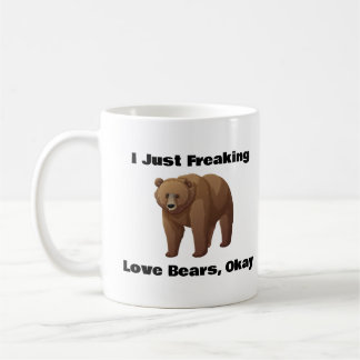 Ich friere nur Liebe Bears, okay, Bear Coffee Tass Kaffeetasse