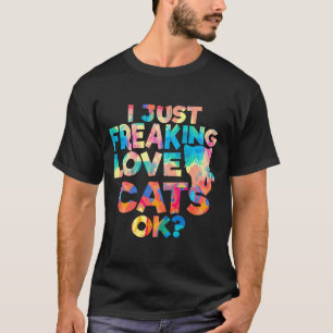 Ich friere nur Liebe Katzen Ok T-Shirt Malerei