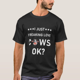 Ich friere nur Liebe Kühe - Liebe Kuh Landwirtscha T-Shirt