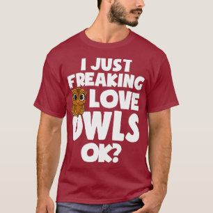 Ich friere nur Liebe-Owls T-Shirt