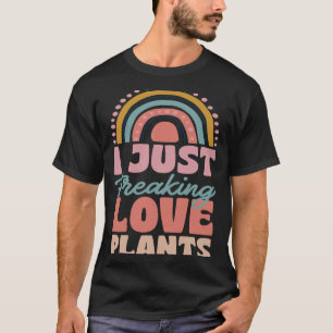 Ich friere nur Liebe Pflanze Bohemisch Rainbow Tre T-Shirt