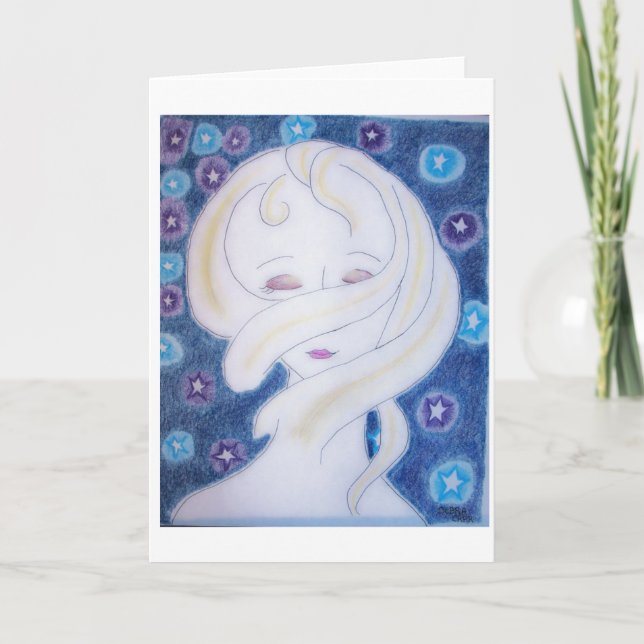 Ich fühle meine Universum-Grußkarten Karte (Vorderseite)