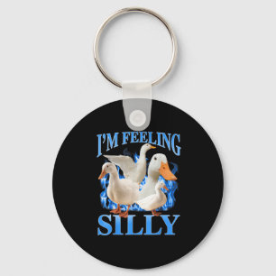 Ich fühle mich albern Lustige Gans Meme Bootleg Vi Schlüsselanhänger