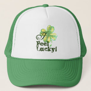 Ich fühle mich glücklich, St. Patrick's Day LKW Hu Truckerkappe